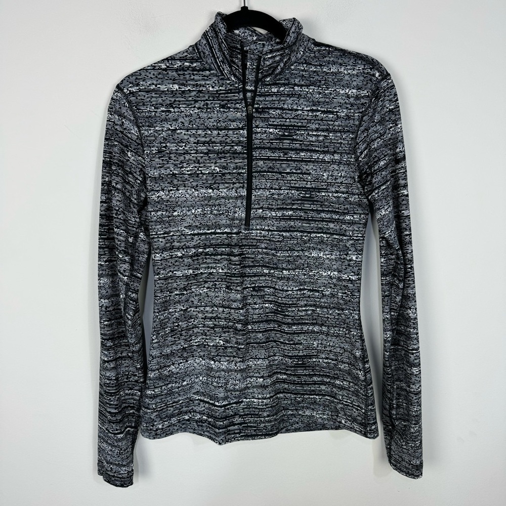 Nike space dye quarter zip running lightweight jacket pullover athletic